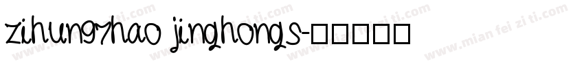 zihun97hao jinghongs字体转换